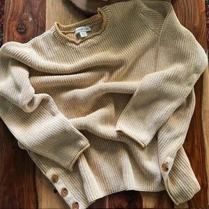 Yellow Coldwater Creek Sweater